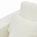 Fotel Love Seat Miles, Sparkling White, Copperfield Weave