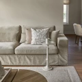Sofa XL Sofa Miles, Claudy Flax, Copperfield Weave