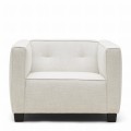 Fotel Armchair Hampton Heights, Antique White, Rich Tweed