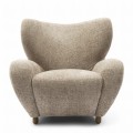 Fotel Courchevel armchair, Faux fur, Beige