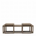 Stolik kawowy zestaw Coffee Table Set Harbour Island 150x45CM