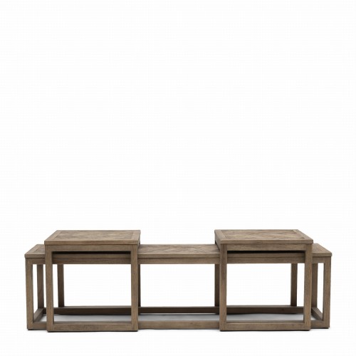 Stolik kawowy zestaw Coffee Table Set Harbour Island 150x45CM