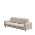 Sofa 3,5 Seater Sofa Nelson, Satin Shell, Chenille Jacquard