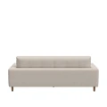 Sofa 3,5 Seater Sofa Nelson, Satin Shell, Chenille Jacquard