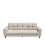 Sofa 3,5 Seater Sofa Nelson, Satin Shell, Chenille Jacquard