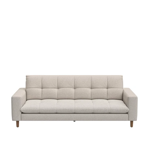 Sofa 3,5 Seater Sofa Nelson, Satin Shell, Chenille Jacquard