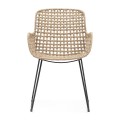 Krzesło ogrodowe Garden chair with armrests Jakarta