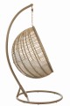Huśtawka Hanging Chair Round Steel Natural