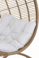 Huśtawka Hanging Chair Round Steel Natural