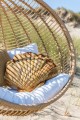 Huśtawka Hanging Chair Round Steel Natural