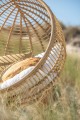 Huśtawka Hanging Chair Round Steel Natural