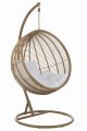 Huśtawka Hanging Chair Round Steel Natural