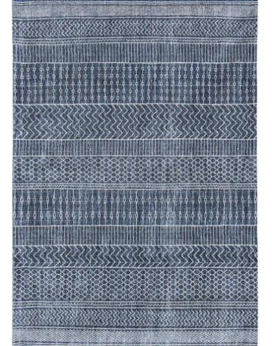 DYWAN WE WZORY SCARAB BLUE