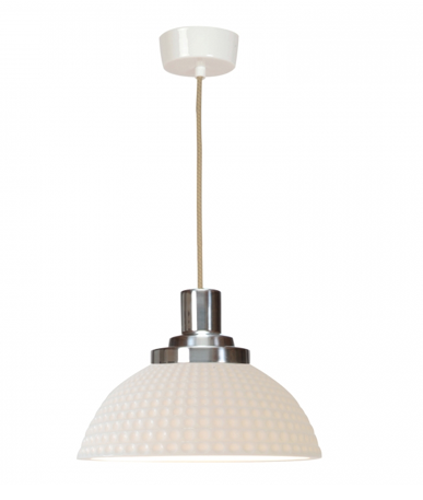 Lampa COSMO DIMPLE PENDANT LIGHT, WHITE