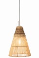 Lampa Lampshade Cone Rattan Natural