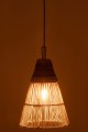 Lampa Lampshade Cone Rattan Natural