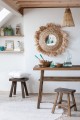 Lampa Lampshade Cone Rattan Natural