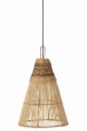 Lampa Lampshade Cone Rattan Natural