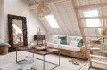 Sofa +Cushion 3 Person Rattan/Textile Natural/White