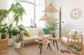 Fotel Arm Chair Elise+Cushion Rattan/Textile Natural/White