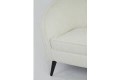 Fotel Chair 91x71x77 cm ALMOND bouclé cream-wood black