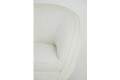 Fotel Chair 91x71x77 cm ALMOND bouclé cream-wood black