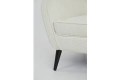 Fotel Chair 91x71x77 cm ALMOND bouclé cream-wood black