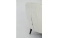 Fotel Chair 91x71x77 cm ALMOND bouclé cream-wood black