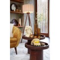 Stolik kawowy Side table Ø50x35 cm KALOMO wood russet
