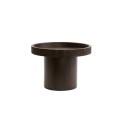 Stolik kawowy Side table Ø50x35 cm KALOMO wood russet