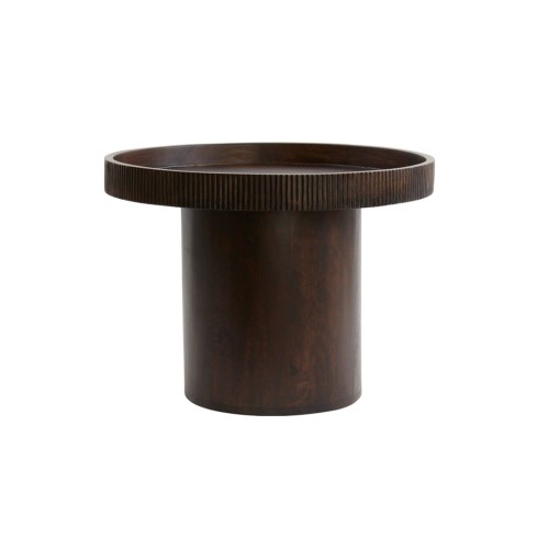 Stolik kawowy Side table Ø60x44 cm KALOMO wood russet