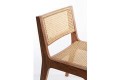 Krzesło MELAKY wood brown+webbing natural