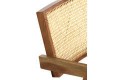 Krzesło MORAZAN wood natural+rattan natural