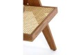 Krzesło MORAZAN wood natural+rattan natural