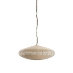 Lampa Ø51x20 cm BAHOTO matt cream