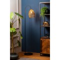 Lampa podłogowa MEYA matt black+gold