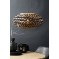 Lampa Ø60x29,5 cm TRIPOLI rattan natural+black