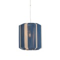 Lampa Ø48x55 cm KOZANA blue+cream