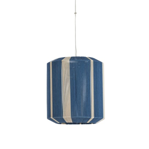 Lampa Ø48x55 cm KOZANA blue+cream