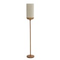 Lampa podłogowa Ø23x159 cm DANIA wood print natural+rope cream