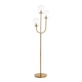 Lampa podłogowa MAGDALA glass clear+gold