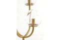Lampa podłogowa MAGDALA glass clear+gold