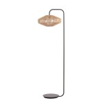 Lampa podłogowa LYRA natural+matt black