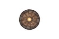 Kinkiet Ø51x21 cm MATAKA rattan dark brown