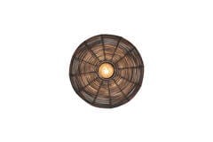 Kinkiet Ø51x21 cm MATAKA rattan dark brown