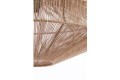 Kinkiet Ø43x115 cm LYRA natural+matt black