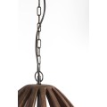 Lampa sufitowa Ø47x56 cm HARANKA wood chocolate brown