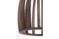 Lampa sufitowa Ø47x56 cm HARANKA wood chocolate brown