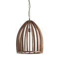 Lampa sufitowa Ø47x56 cm HARANKA wood chocolate brown