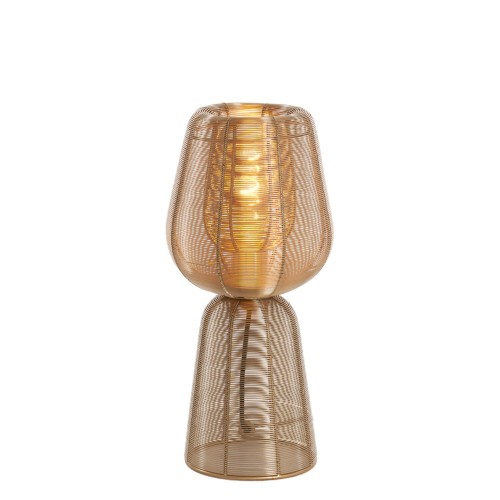 Lampa stołowa Ø18x42 cm ABOSO light gold